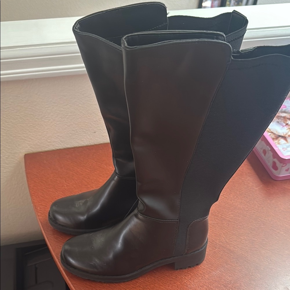 Arizona Jean Company Black Over the Knee Boots
